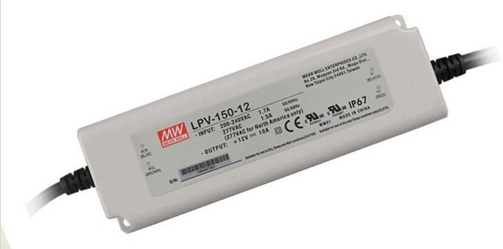 Джерело живлення Mean Well LPV-150-12V/10A, фото 1