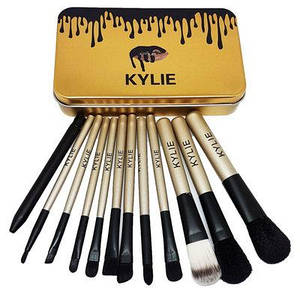 Набір пензлів для макіяжу Kylie Professional Brush Set 12 шт. 