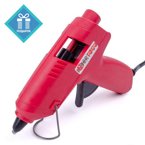 Клейовий пістолет 7-8мм 10ВТ INTERTOOL RT-1009, фото 1