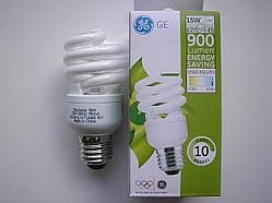 Лампа General Electric FLE 15HLX/T2/865/E27 спіраль
