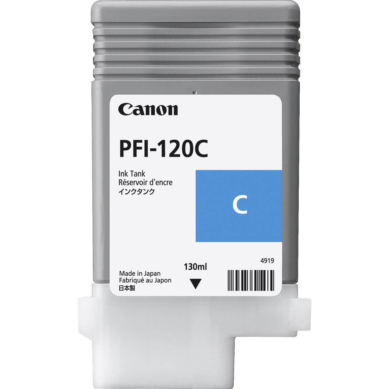 Картридж Canon PFI-120C для TM-200/300, Cyan, 130 мл