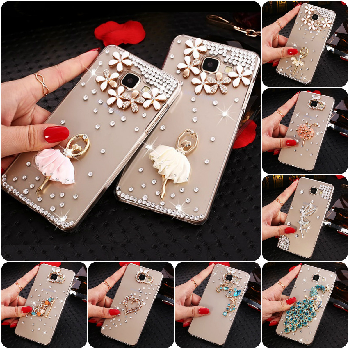 Чохол на Xiaomi Redmi A5 4G зі стразами протиударний прозорий TPU "DIAMOND", фото 1