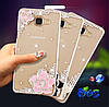 Чохол для Samsung Galaxy A25 зі стразами протиударний прозорий TPU "DIAMOND", фото 3