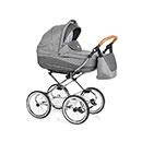 Детская классическая коляска для новорожденных 2в1 Roan Emma e56