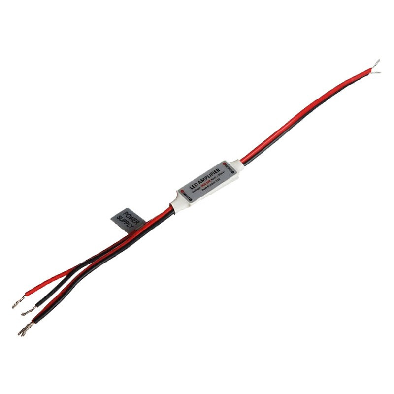 Одноканальный усилитель сигнала 12A 144W 12V для светодиодной ленты ...