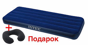 Надувний матрац INTEX 68950 Blue 76х191х22