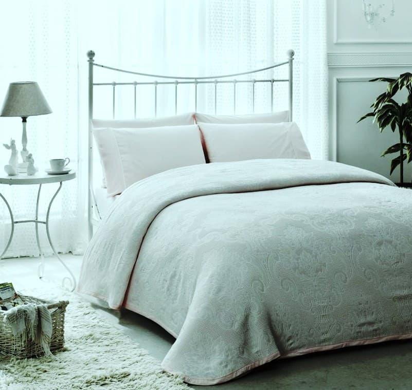 Постільний набір TAC Jakar pike Amanda krem двоспальний — євро