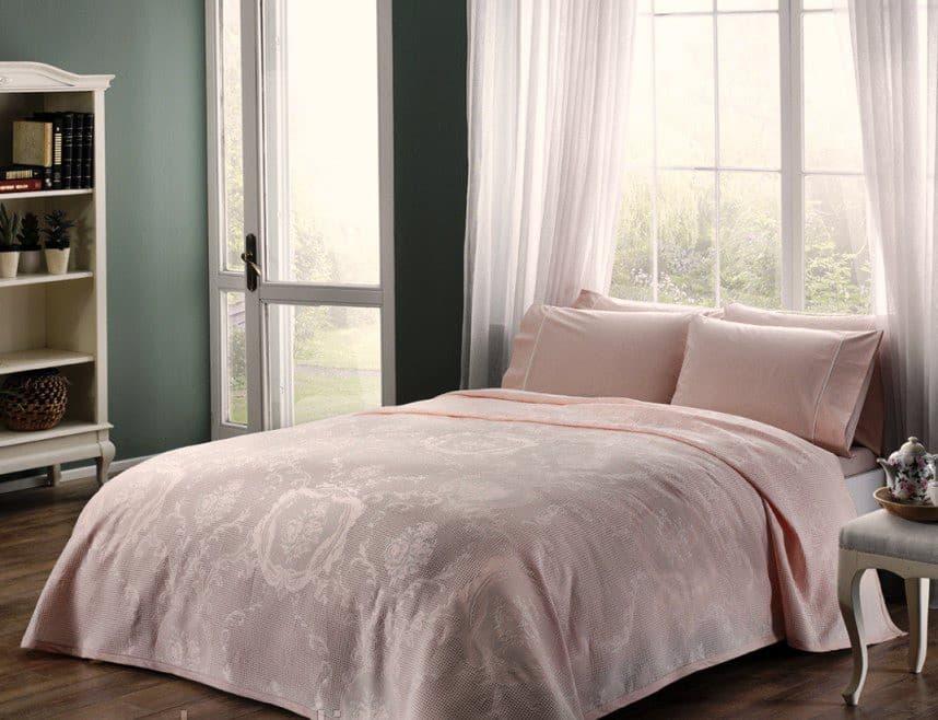 Постільний комплект TAC Jakar pike Rosa двоспальний - євро