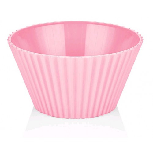 Салатник пластик. BAGER BG-440 P PINK/20.5 см Харчовий пластик