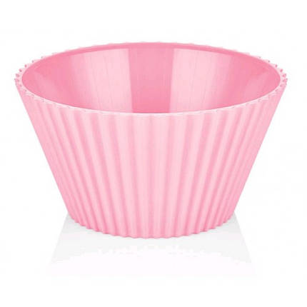 Салатник пластик. BAGER BG-440 P PINK/20.5 см Харчовий пластик, фото 1