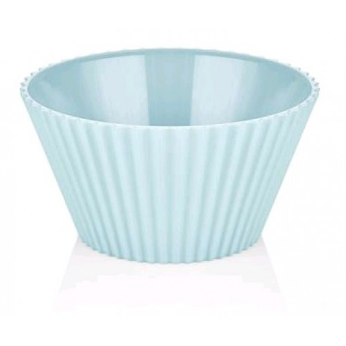 Салатник пластик. BAGER BG-440 B BLUE/20.5 см Харчовий пластик