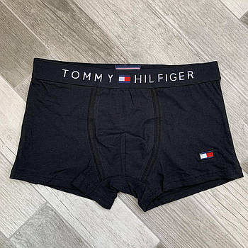 Труси чоловічі боксери бавовна Tommy Hilfiger, розмір 2XL (52-54), чорні, 03653