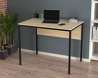Письменный стол Loft design 92х65х75 см L-2p mini Дуб Борас. Компьютерный стол для дома и офиса