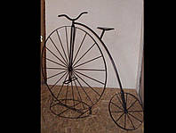 Большой декоративный велосипед ретро, винтажный велосипед