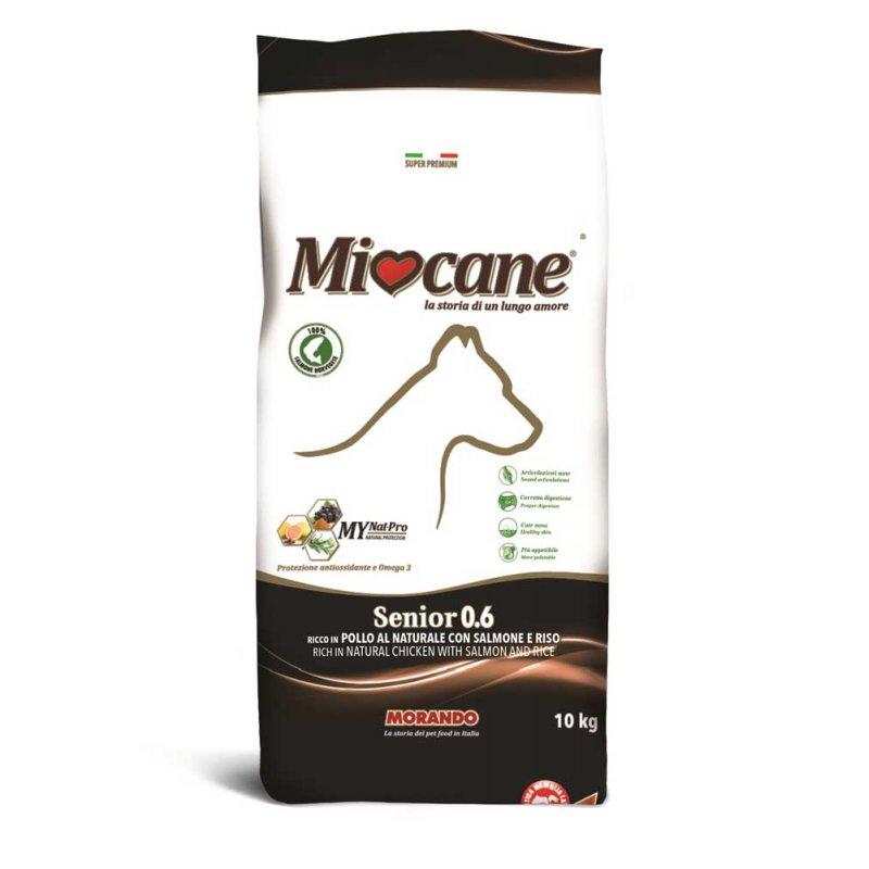 Morando Miocane Adult Senior Сухий корм для літніх собак з лососем і рисом, 10 кг