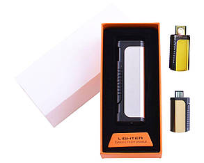 Запальничка USB в подарунковій коробочці Lighter HL-35 Двостороння спіраль, фото 3