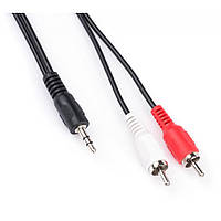 Кабель Jack 3.5mm 2RCA, 1.8м