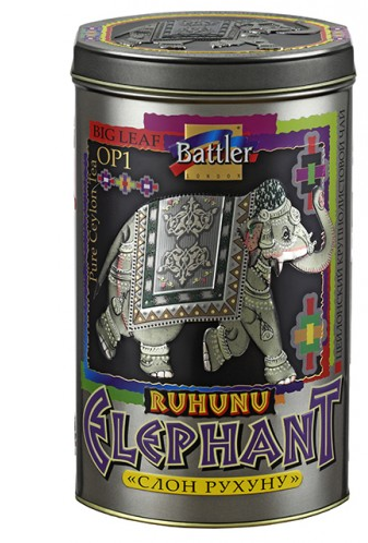Чай чорний Battler Слон Рухуну 200 г. Ж/Б