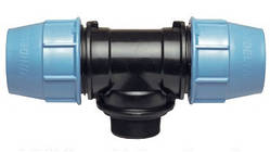 Трійник затискний (стиску) РН 40х6/4"х40 (зовнішня різьба) UNIDELTA