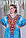 Довга жіноча колоритна атласна туніка кафтан з цифровим 3D принтом №11970, фото 4