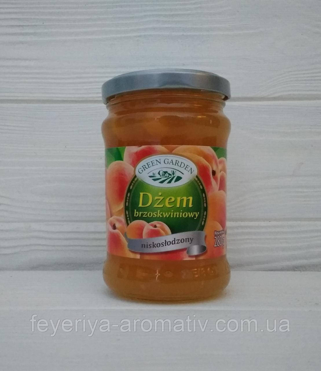 Персиковий джем Green Garden Brzoskwiniowy niskolodzony 280гр (Польща)