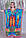 Довга жіноча колоритна атласна туніка кафтан з цифровим 3D принтом №11972, фото 2