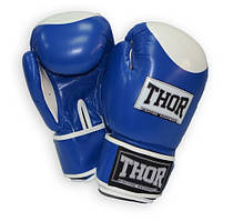 Рукавички боксерські Thor - Competition 500/02 (шкіра) синьо-білі