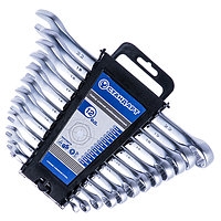 Набір ключів 12 од. Евро (6, 8, 10, 12-19, 22 мм) NKK12STE STANDART