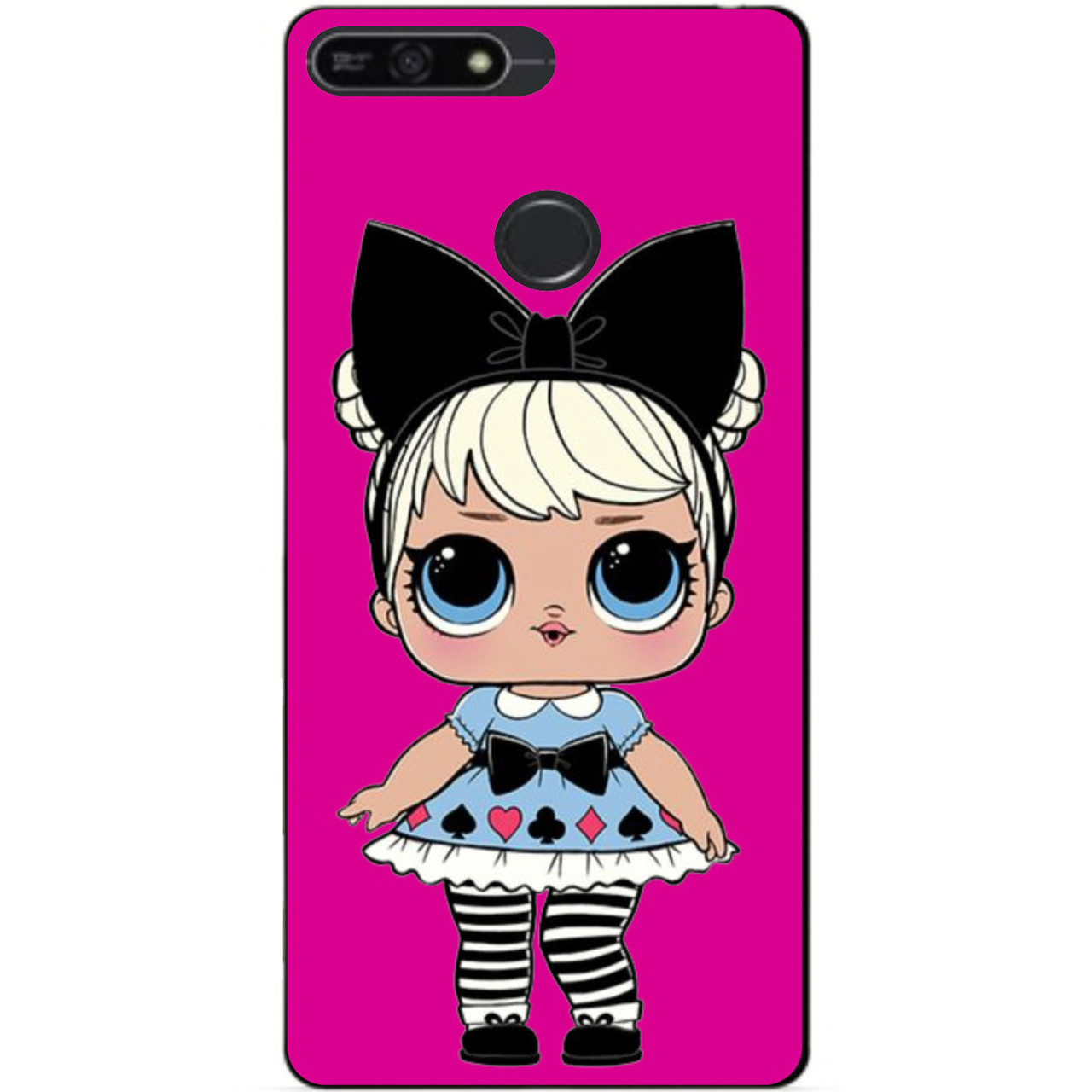 Бампер силіконовий чохол для Huawei Honor 7a Pro з малюнком Лялечка ЛОЛ