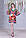 Коротка жіноча колоритна атласна туніка кафтан з цифровим 3D принтом №11982, фото 2