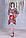 Коротка жіноча колоритна атласна туніка кафтан з цифровим 3D принтом №11982, фото 3