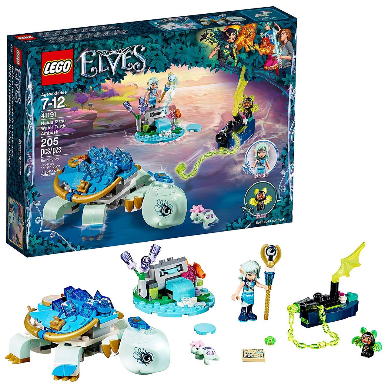 Конструктор легоза Наїди та водяної черепахи 41191 Lego Elves Naida & The Water Turtle Ambush Building Kit, фото 1
