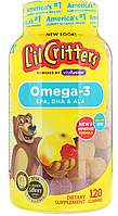 Рыбий жир Омега-3 детская Lil Critters Omega-3 120 gummies