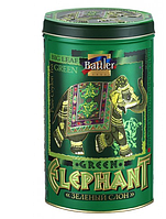 Зеленый цейлонский чай Battler Зеленый Слон крупнолистовой (ОПА) 200 грамм в жестяной банке