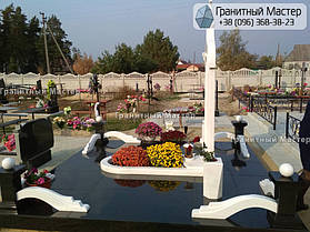 Памятник из гранита и мрамора молодой девушке. Сумская обл. г. Ахтырка 6