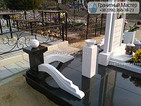 Памятник из гранита и мрамора молодой девушке. Сумская обл. г. Ахтырка 9