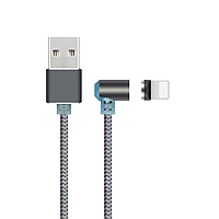 Магнітний кабель USB XoKo SC-375 Magneto Game Grey Ligtning 1 м