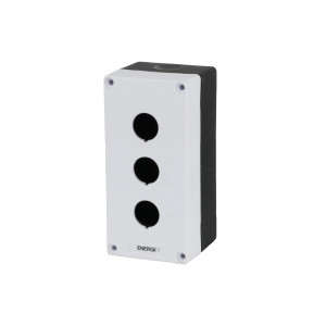 Корпус поста 3 місця IP40 білий HJ9-3W