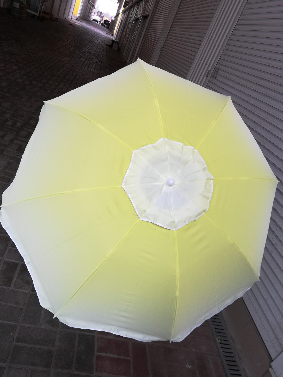 Зонт пляжный с наклоном и клапаном (брезентовый) 1,55м - фото 2 - id-p553708431