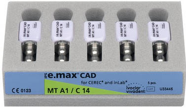 Блоки IPS e.max CAD Cerec/inLab CAD / CAM, C14 5штук/упаковка
