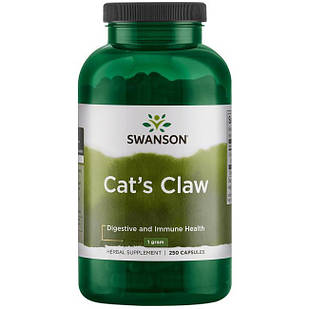 Swanson Premium Cat's Claw Ункарія (Кошчий кіготь) імуностимулятор, 500 мг, 250 капсул