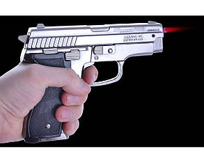 Запальничка-сувенір пістолет SIG Sauer 0462 гостре полум'я, фото 4
