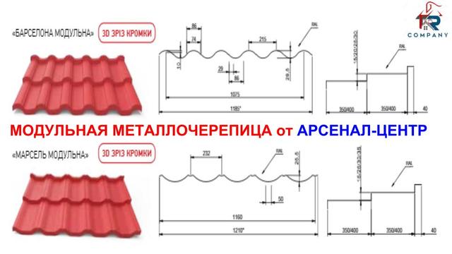 Модульна черепиця Арсенал Центр