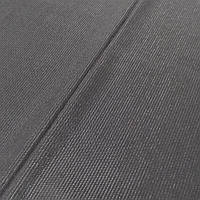 Черная костюмная ткань с ниткой с отливом лоскут 4шт - 100смХ35см