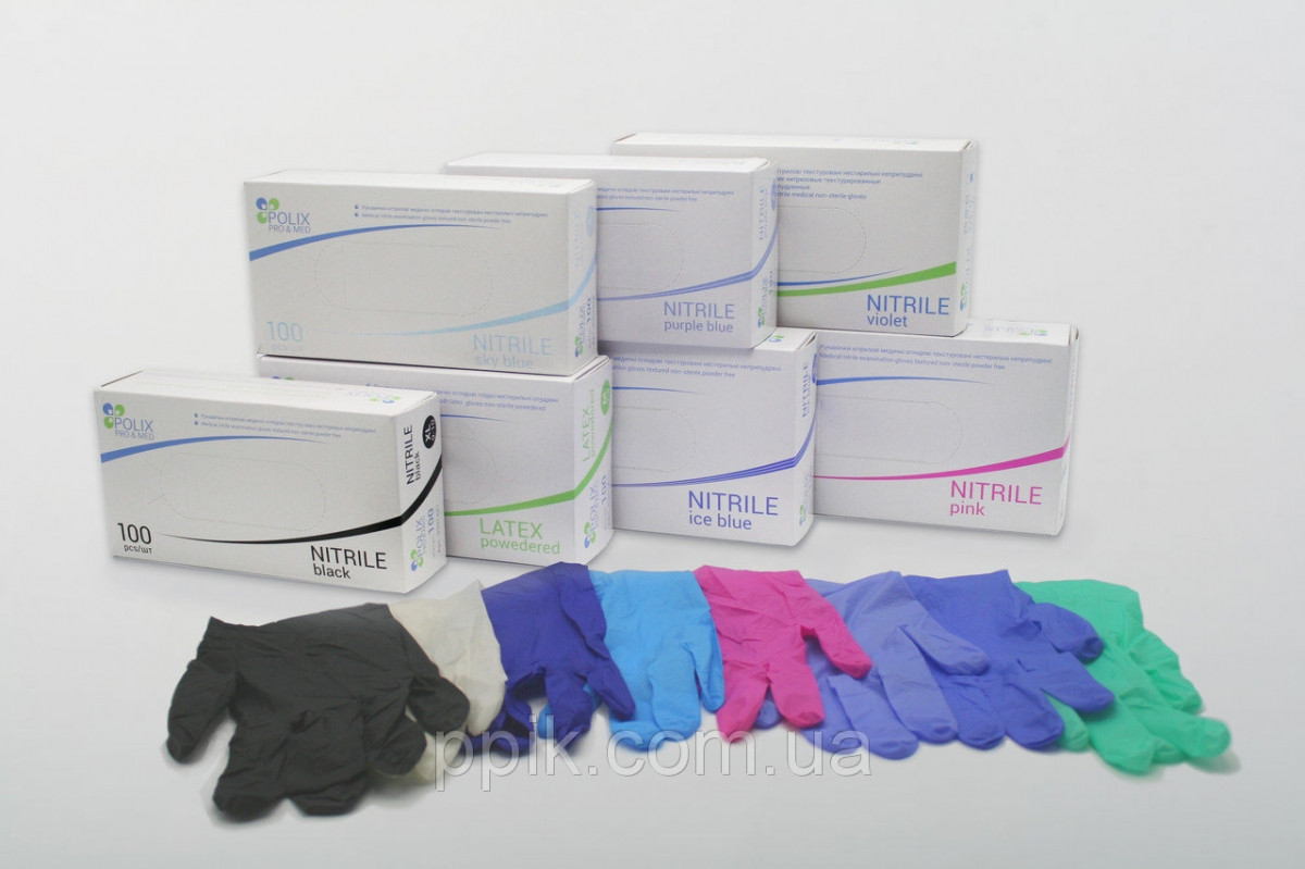Купить Перчатки нитриловые небесно-голубые 100 шт в Днепре от компании ...