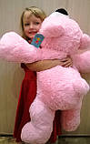 М'яка іграшка лежачий ведмідь Умка 85 см рожевий, фото 3