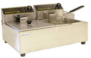 Фритюрниця двопостова Rauder JEF-88 об'ємом 8+8 л