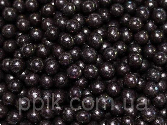 Посипка Чорні кульки 4 мм, 50 грам
