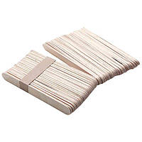 ШПАТЕЛИ деревянные для косметических процедур одноразовые 100 шт. в упаковке (Широкие)