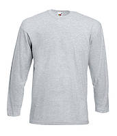 Мужская футболка с длинным рукавом 4XL, 94 Серо-Лиловый